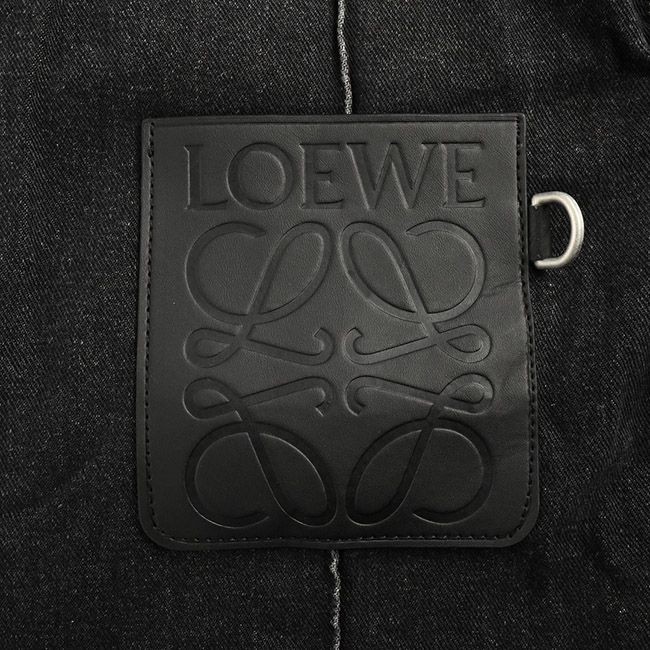 確保済み ロエベ Anagram Work wear ロゴ デニム ジャケット コピー商品 lom50016
